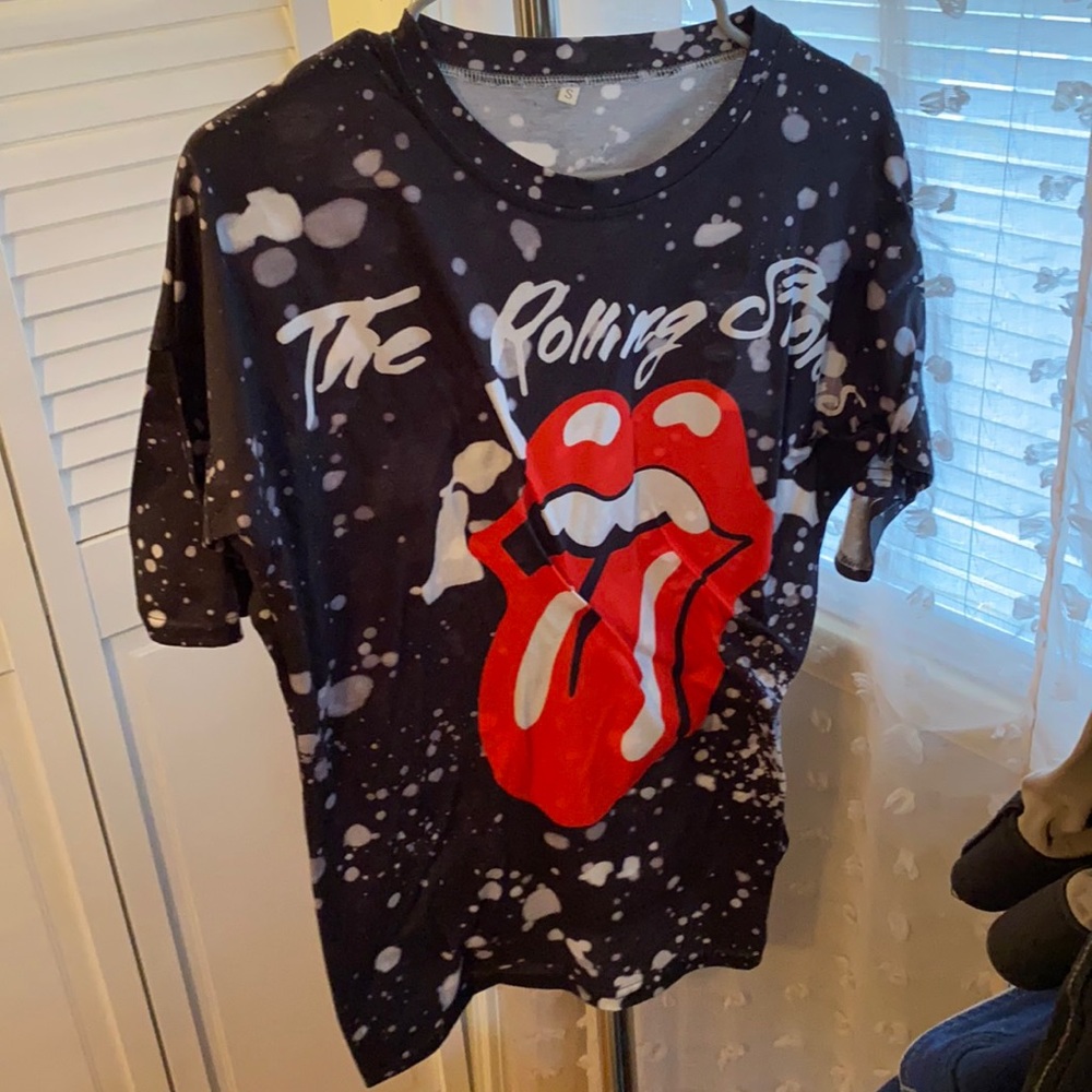 new w/o tags rolling stones tee